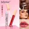 Glitter Lip Gloss Metallic Shimmer Liquid Lipstick Long Lasting Waterproof Moisture Lip Glaze Plumping Glass High Shine Makeup Cosmetics