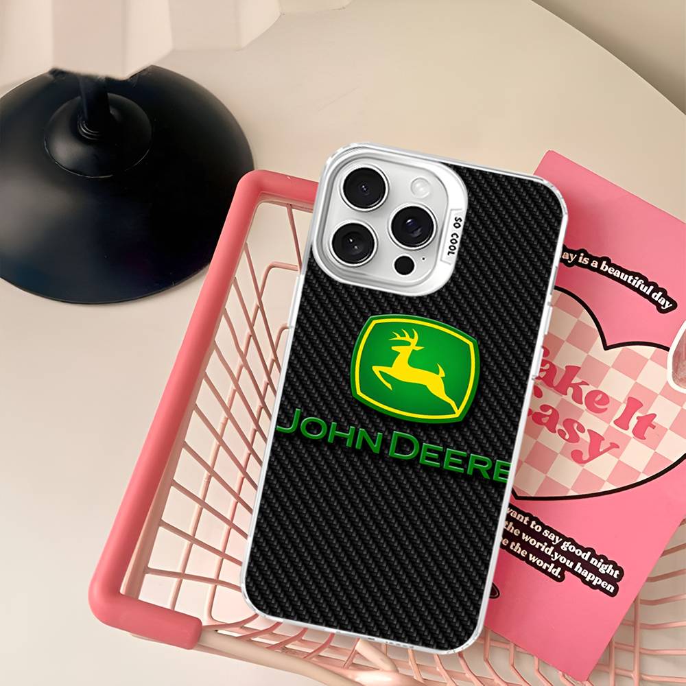 

Green J-John Truck D-Deeres Phone Case For IPhone 17 16 15 14 13 12 11 Pro Max Plus Color Silver Cover iPhone 16pro max