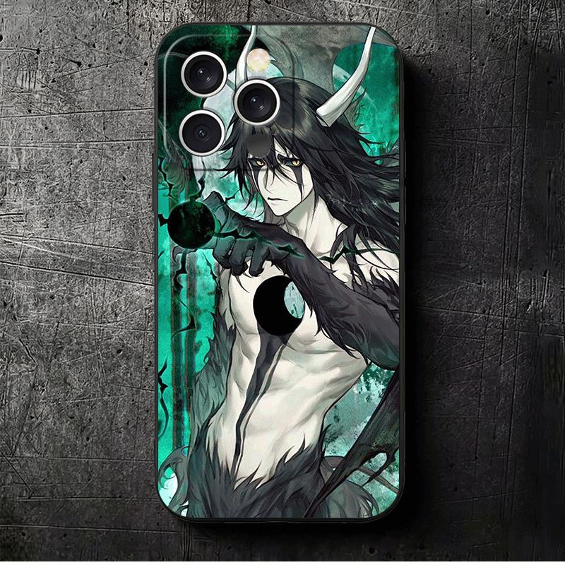 

Чехол для телефона Bleach Улькиорра Сифер 4 Мягкий для iPhone 16 16E 17 Air 15 Pro Max 14 Plus 13 Mini 11 12 7 Черный Чехол Задняя Панель iPhone 14