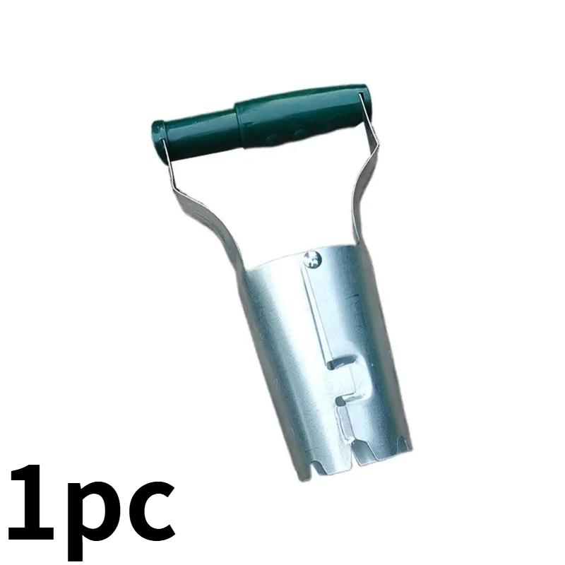 Stainless Steel Seeder Excavator Horticultural Wood Handle Hole Drilling Seedling Transplanting Flower Planting Seedling Planter