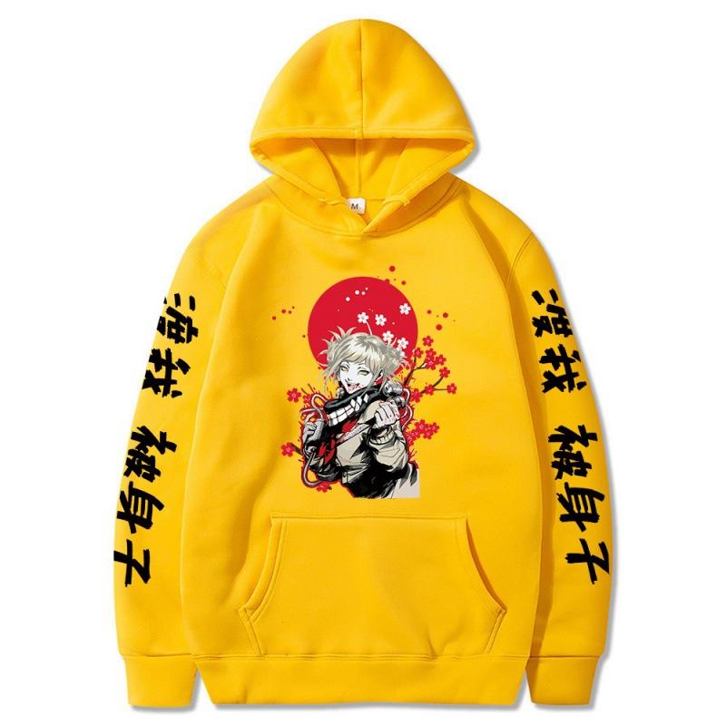My Hero Academia Streetwear Sweatshirt Hhimiko Toga Anime Hoodie Hip Hop Oversized Casual Printed Hoodies Men Women Y2K Clothes