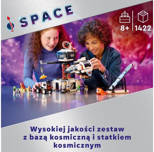 LEGO City 60434 Космическая станция и площадка для запуска ракеты