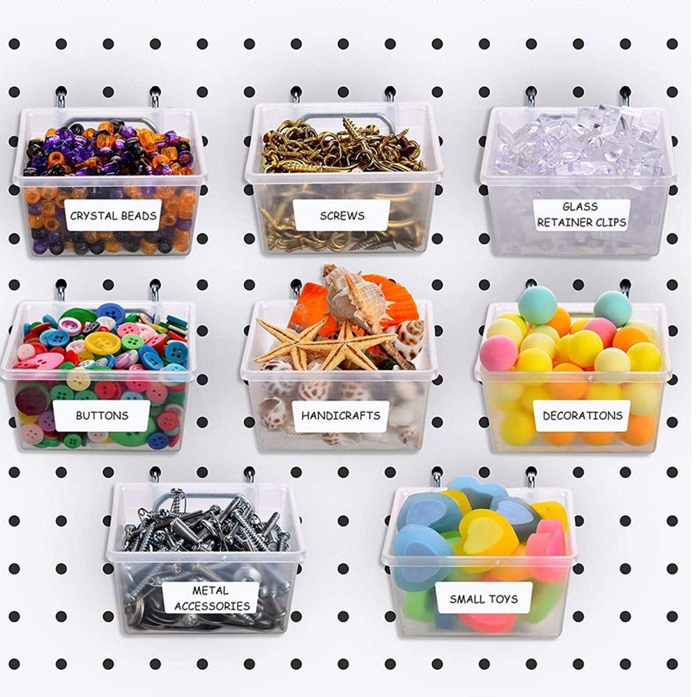 PP Pegboard Hooks  Holder Tools Storage Pegboard Bins