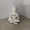 Abstract Reader Statue, Sculpture for Home Decor,