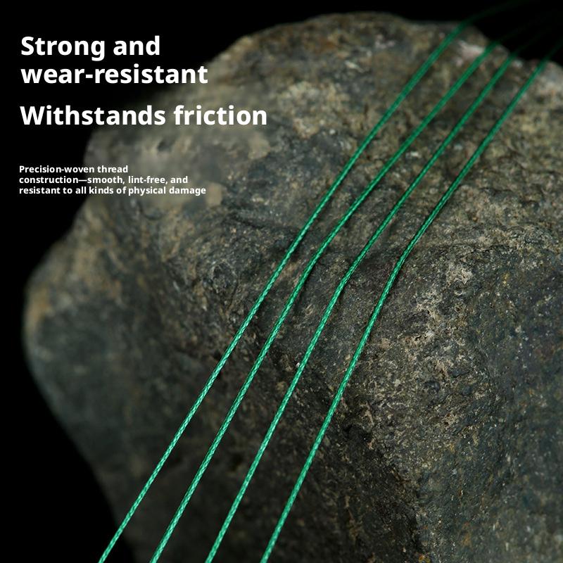 8-Strand PE Braided Floating Fishing Line 500m Length High-Strength Multi-Water Use 0.1-0.6mm Diameter 6 Rolls/Box