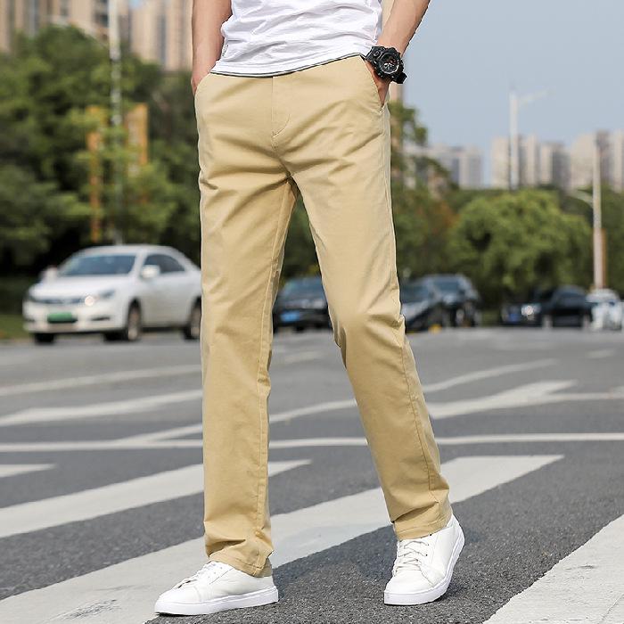 Herren Stretch Slim Fit Straight Leg Hose - Modische, vielseitige Freizeitbekleidung