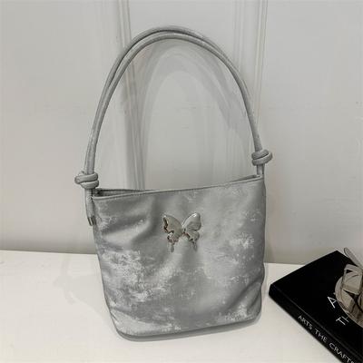 Butterfly Fashion Gentle Shoulder Bag Women'S Spring And Summer Foreign Style Large Capacity Underarm Bag Tote Bag Going Out