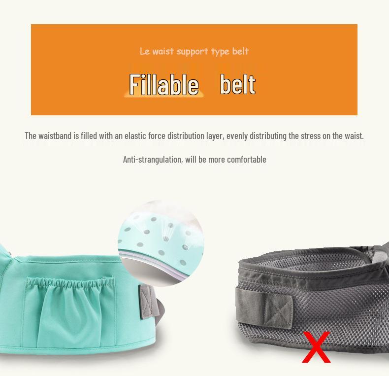 Aierbao Four Seasons Front Baby Carrier with Waist Stool