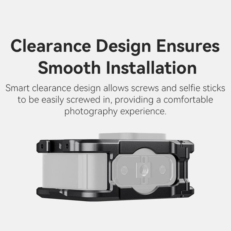 Aluminum Camera Cage Motorcycle Camera Mount Double Cold Shoe Mount Camera Bracktes set Simple Installation for 13