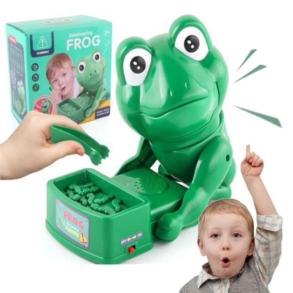 Multifunctional Stealing Insect Frog Biting Prank Toys Plastics Frog Board Games  Birthday Gift