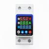 A25F-63A Power Consumption KWH Meter Single Phase Adjust Over Under Current And Voltage Protective Device Protector Relay