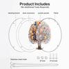 2D Flat - 2D Flat Is Not 3D Acrylic Sun Catcher Puzzle, Colorful Tree of Life Sun Catcher Puzzle 83pcs, Acrylic Puzzle Garden Decoration, Suitable for