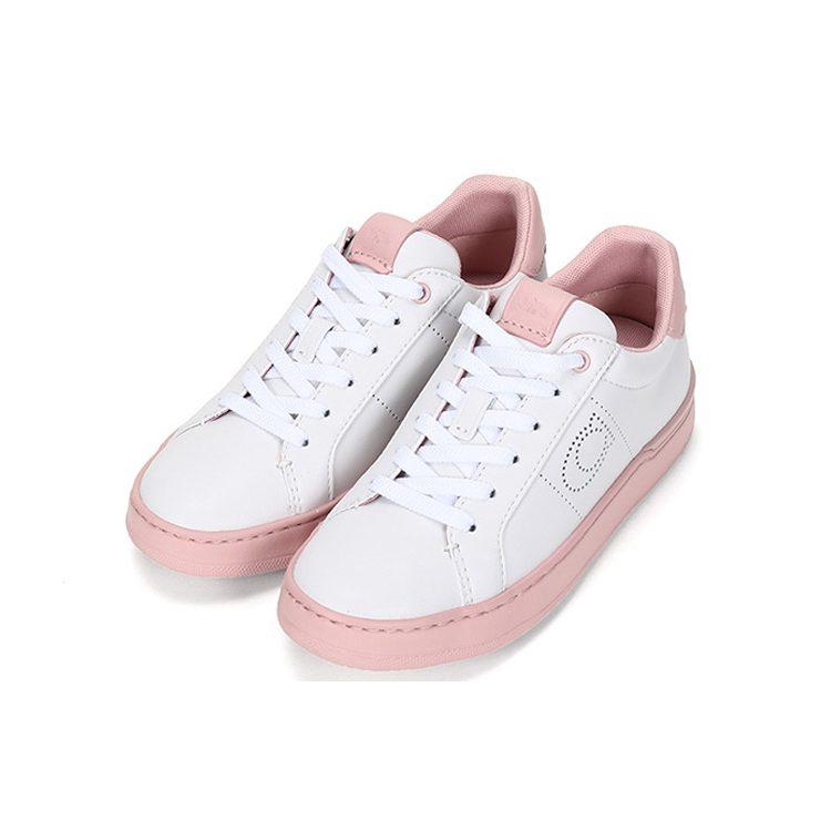 Coach Low Top Stylish Skateboarding Shoes Women's Light Pink White G5040-R6L
