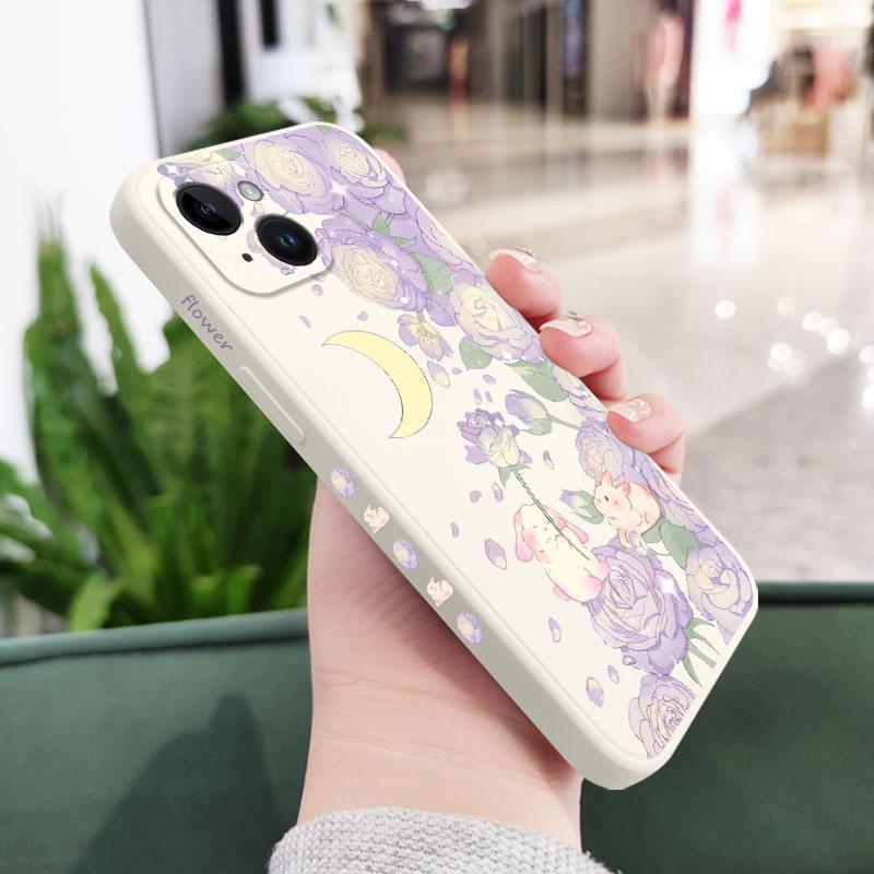 

Fairy Rabbit Phone Case For iPhone 16 16e 15 14 13 12 11 Pro Max Mini X XR XS Plus Cover iPhone 12 mini