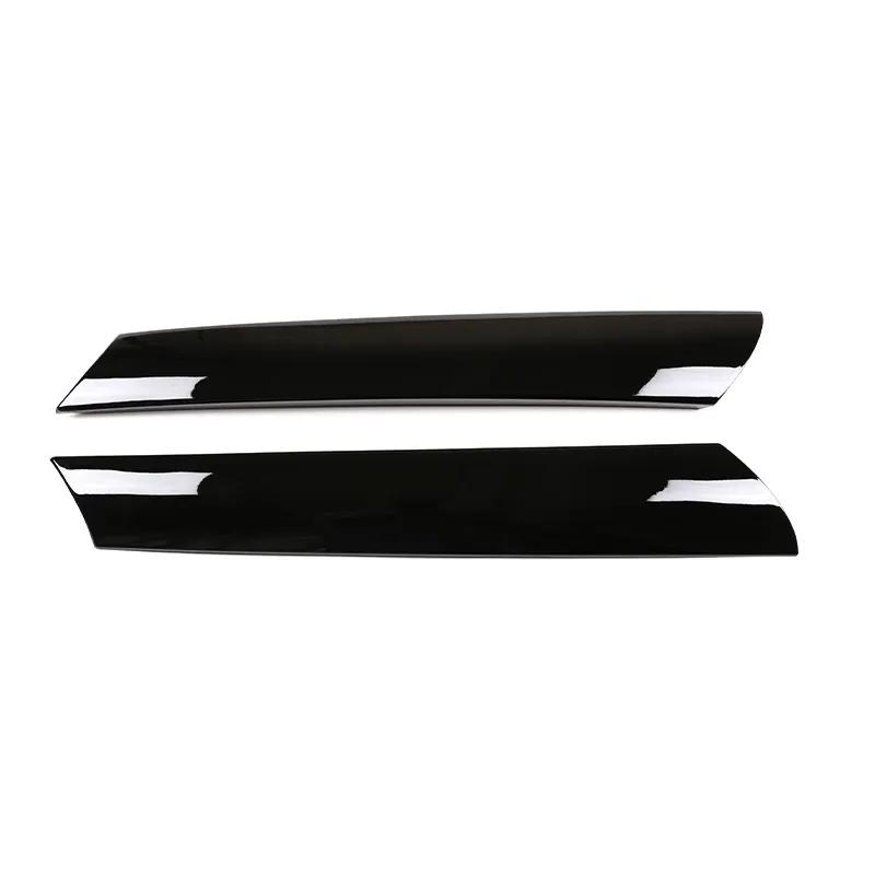 ABS Piano black Car A-pillar decorative cover For Land Rover Defender 90 110 -2025 car Accessories 2 Pcs