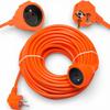 Przedłużacz ogrodowy 50m 3x2,5mm² gruby pomarańczowy kabel budowlany