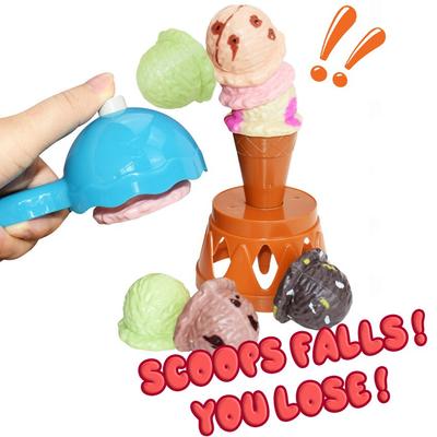 Zabawki do lodów Stack Blance Toy Party Desktop Board Games dla rodziny Symulacja Jedzenie Kuchnia Interaktywne Zabawki Edukacyjne
