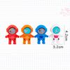 1 Piece Cartoon Cute Kawaii Rubber Eraser Novelty Stationery Office School Supplies
