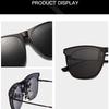 Clip On Sunglasses Men Vintage Square Anti Glare Night Vision Glasses for Car Driving Oculos