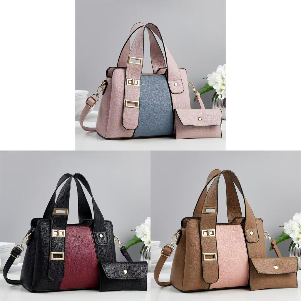 Urban Minimalist Pu Tote Bag With Multicompartment Design For Daily Use