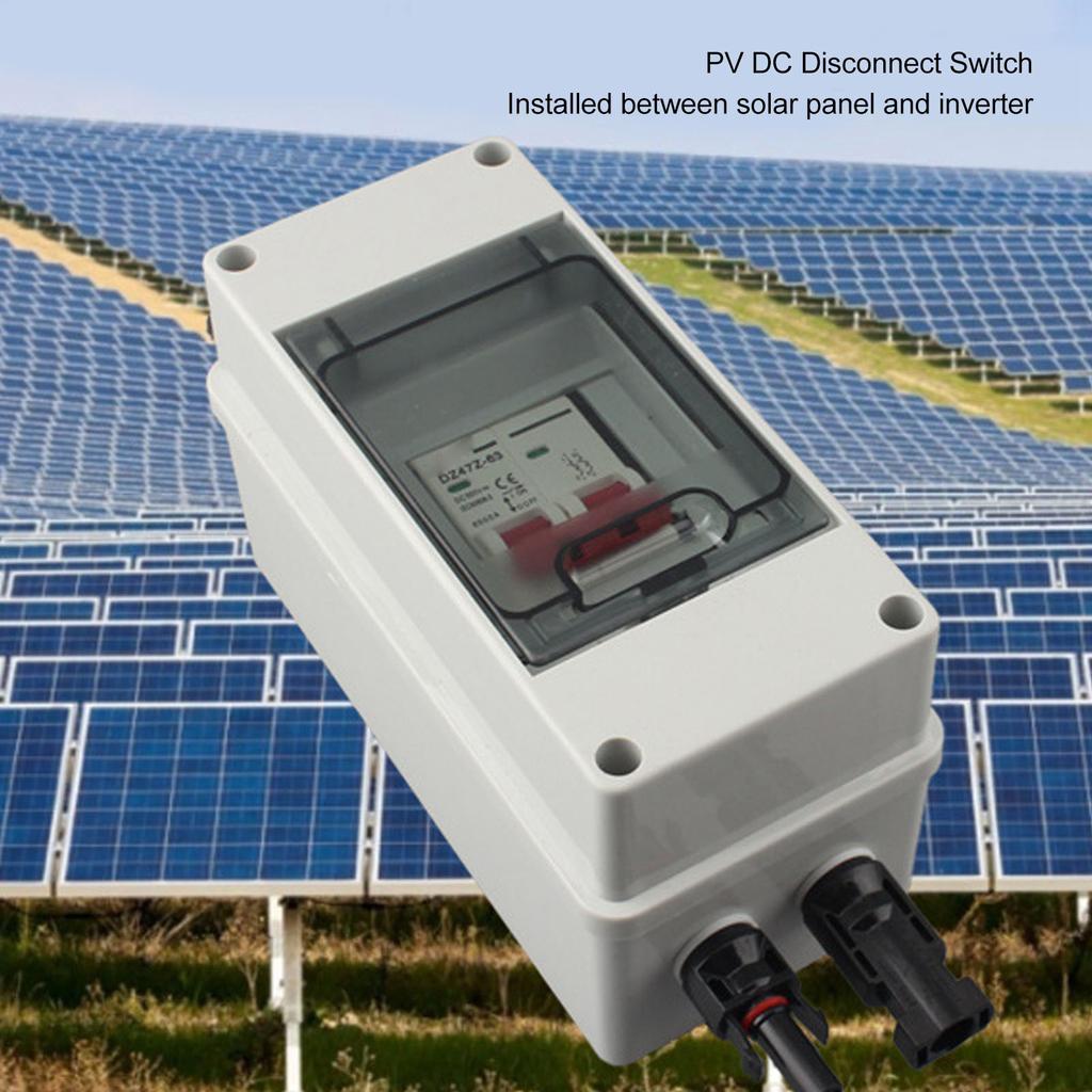 Solar-Trennschalter, Mini-Leistungsschalter mit wasserdichtem IP65-Verteilerkasten, PV-Trennschalter DC500V