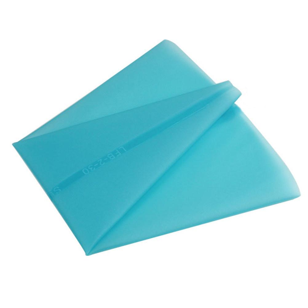 Silicone Reusable Cake Pastry Decorating Bags L Blue Food Safe Non Toxic Easy Clean with Hanging Loops for Baking Cake