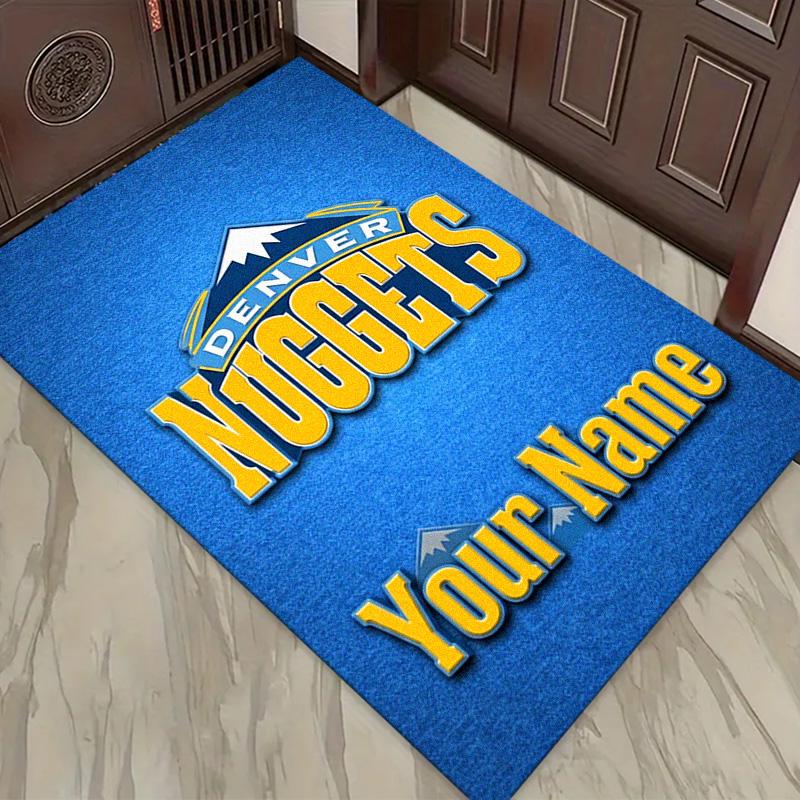 Name Custom Denver Nuggets Carpet Rug for Living Room Bedroom Home Sofa Decoration,Kids Play Non-slip Floor Mat