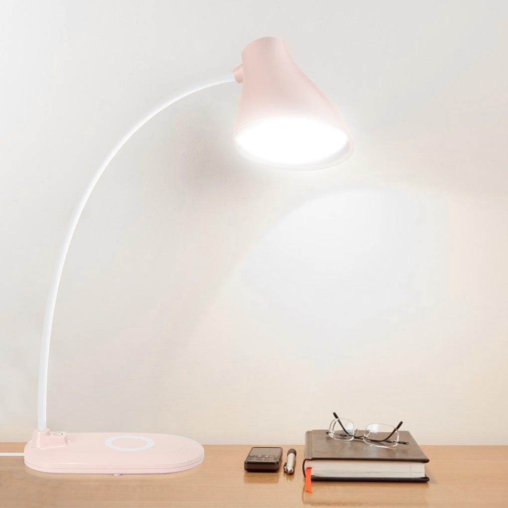Learning Night Lamp Quick Charger Bedside Reading Lights Touch Multi-functional Decorating Light for Work Bedroom