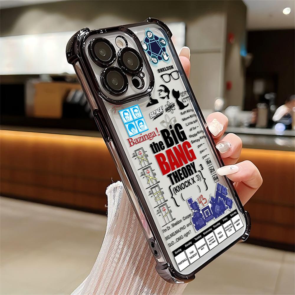 Popular TV Series The Big Bang Theory Plating Phone Case For Samsung S26 S25 S24 S23 S22 S21 S20 FE Note20 Edge Plus Ultra 4G 5G