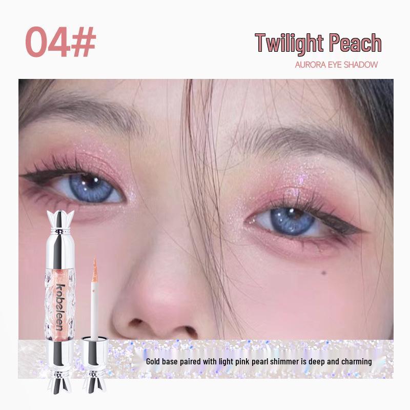 

Переливающиеся жидкие тени для век Kobeleen с блестками для хайлайтера под глазами и хайлайтера с мелким шиммером. 1.8g