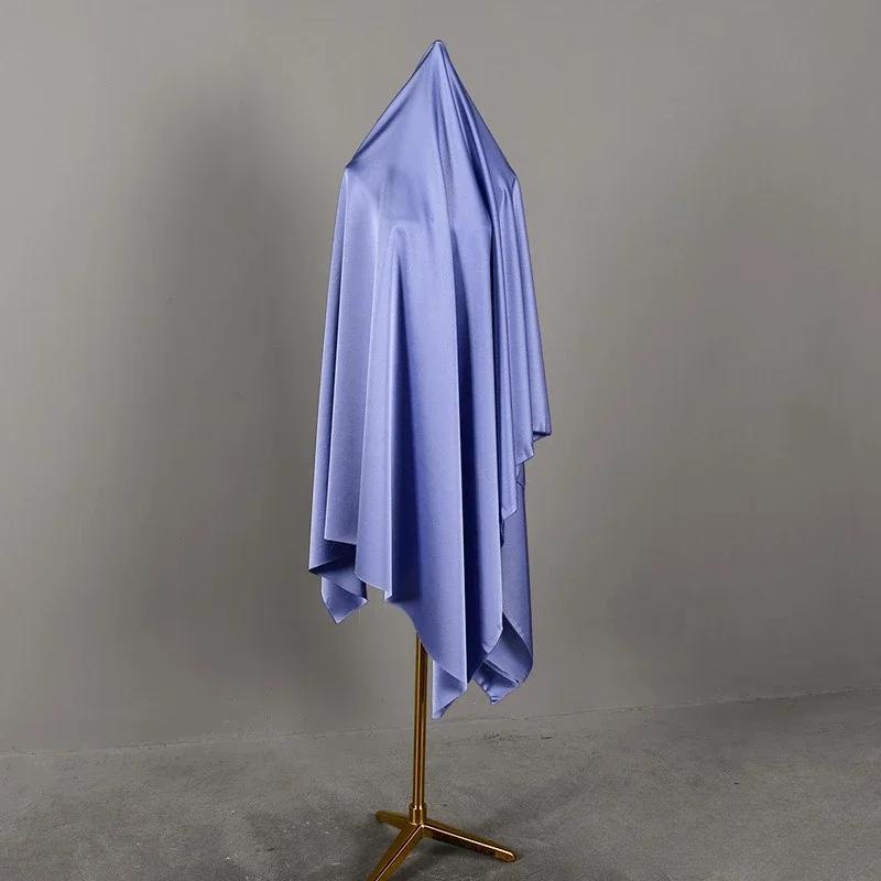 100x150cm Acetate Satin Fabric Double-sided Solid Color Glossy Smooth Skirt Strap Imitation Silk Cloth Apparel for Diy Sewing