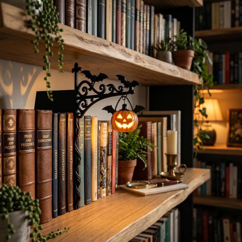 1Pcs Ambient Lighting Vintage Bookshelf Lantern Light White Warm White Bookshelf Ghost Light Bookshelf Lamp Christmas