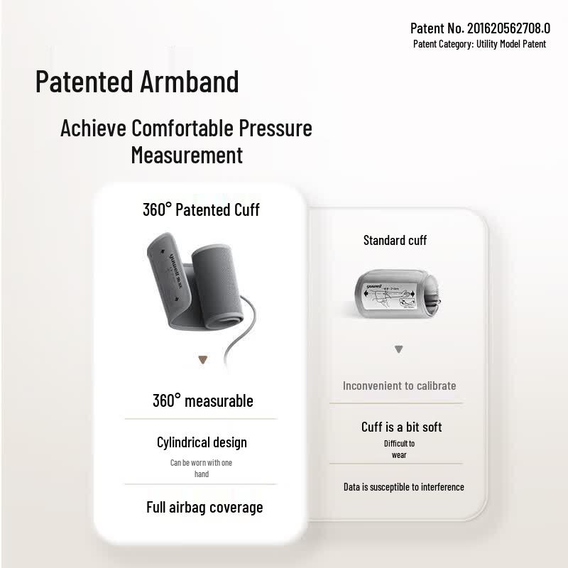 YUWELL Large Screen Rechargeable Voice Electronic Blood Pressure Monitor