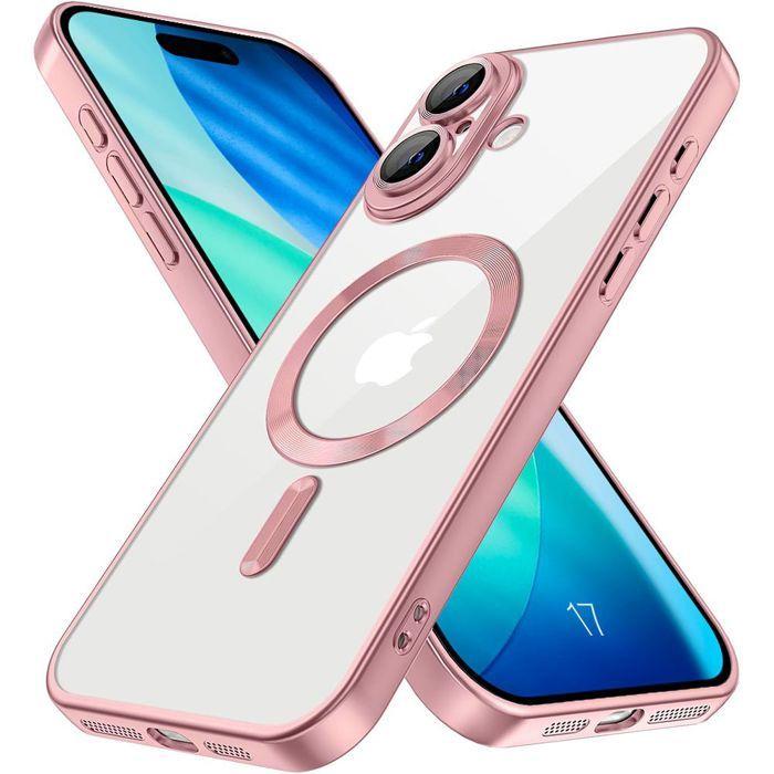 Coque de protection - BOOLING - iPhone 17 - Transparente - Anneau Magnétique - Antichoc