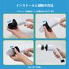 Leebein Electric Cleaning Bath Turbo USB C Adjustable Includes 8 2500mAh Battery Remaining Power IPX7 Perfect for Cleaning and Japanese Instructions