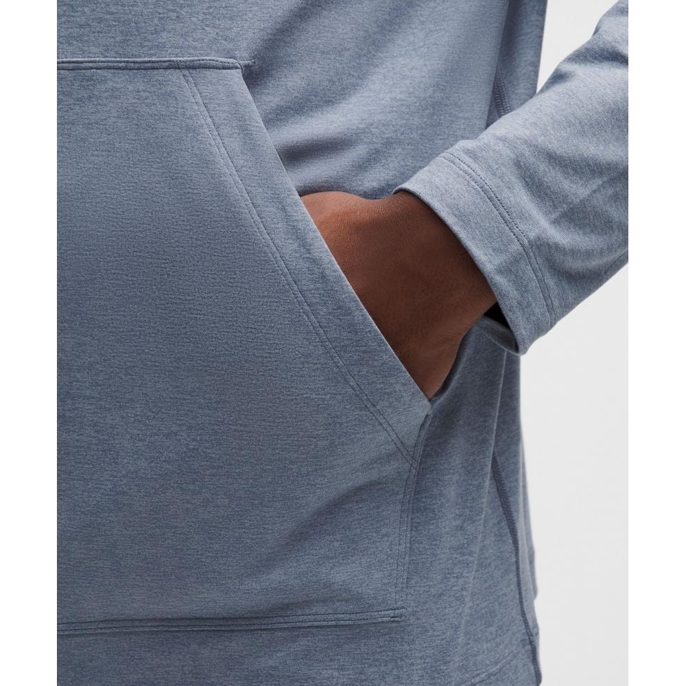 Lululemon Soft Jersey Pullover Hoodie Heathered Oasis Blue Heathered Chambray