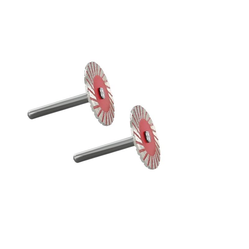 1/2/3pcs 40mm Diamond Cutting Disc 6mm Shank Circular Saw Blade For Wood Metal Stone Granite Marbl