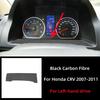 For Honda CRV 2007 2008 2009 2010 2011 Accessories Carbon Fiber Interior Car Speedometer Bottom Panel Decor Stickers Cover Trim