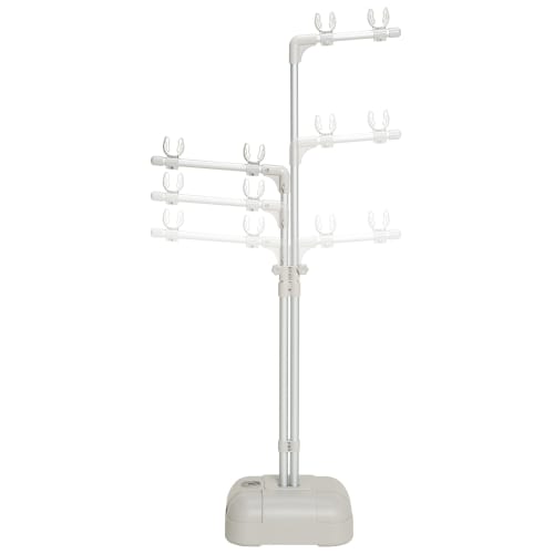 Sekisui Plastics Shoji Sekisui Aluminum Clothes Drying Rack with Blower Stand ABD-50LG