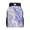 OMG Kawaii Angel Backpack for Men Women Casual Student Hiking Travel Daypack Anime Game Laptop Computer Canvas Bags with Pocket
