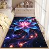 Vibrant cosmic flower energy carpet Yoga living room room decor children's crawling mat doormat area rug games mat