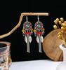 Bohemian Ethnic Tassel Earrings - Tribal Style for Holiday Travel Photography