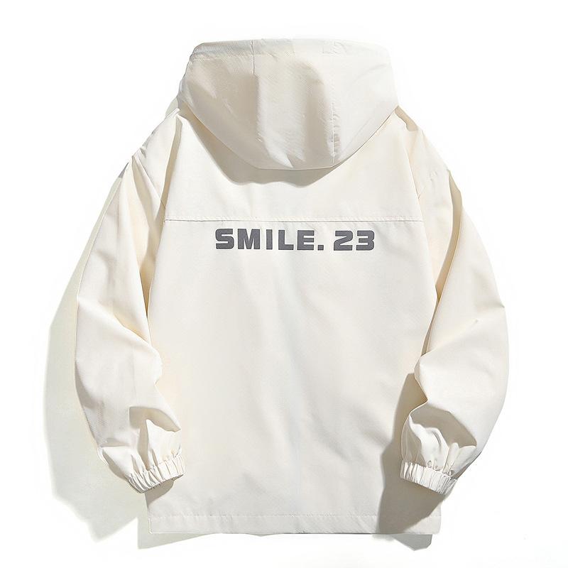 Men's New Spring and Autumn Fashion Overalls Men's Outdoor Baggy Handsome Hooded Jacket