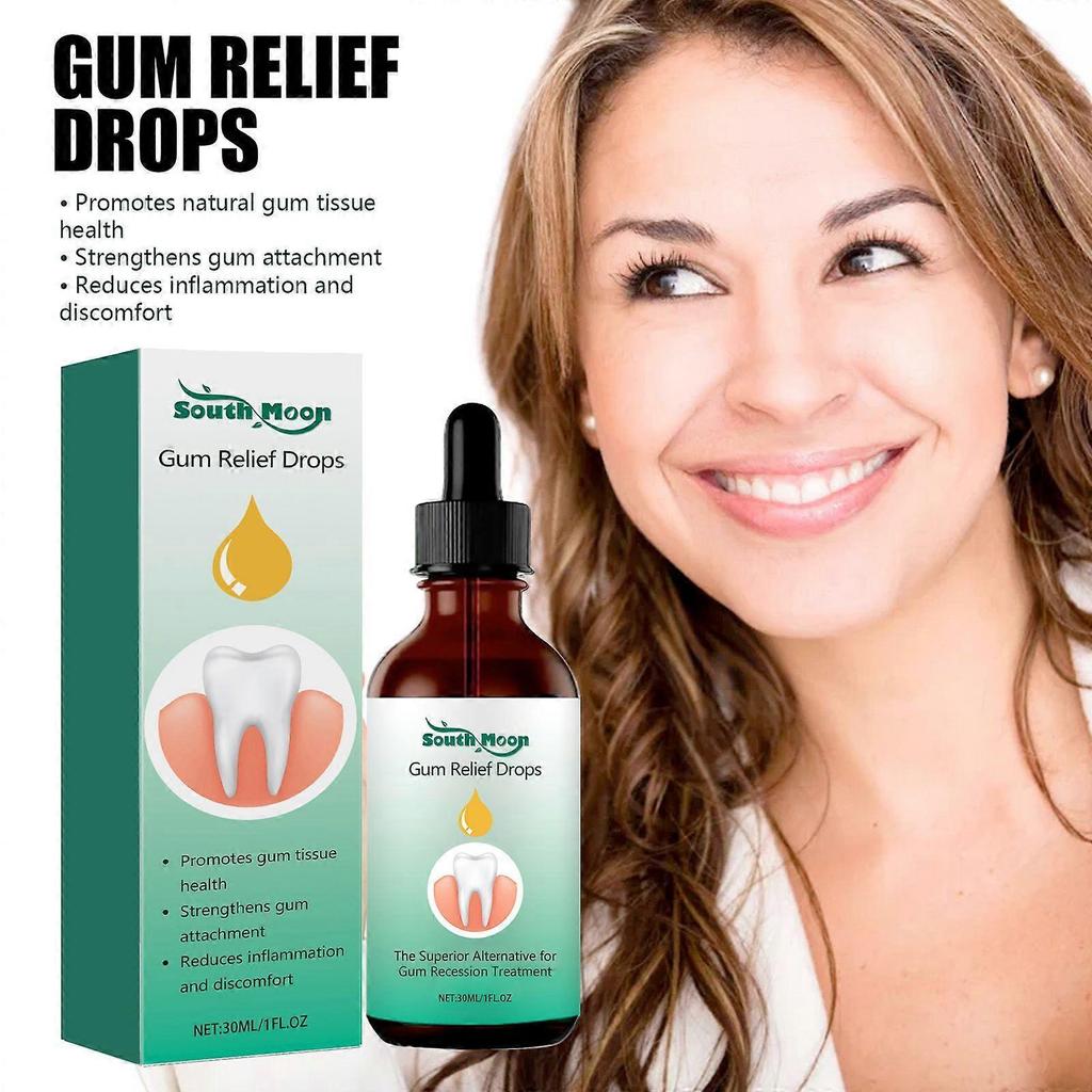 South Moon Gum Care Drops - Protect Gums, Relieve Periodontal Blisters, Oral Hygiene Care Drops