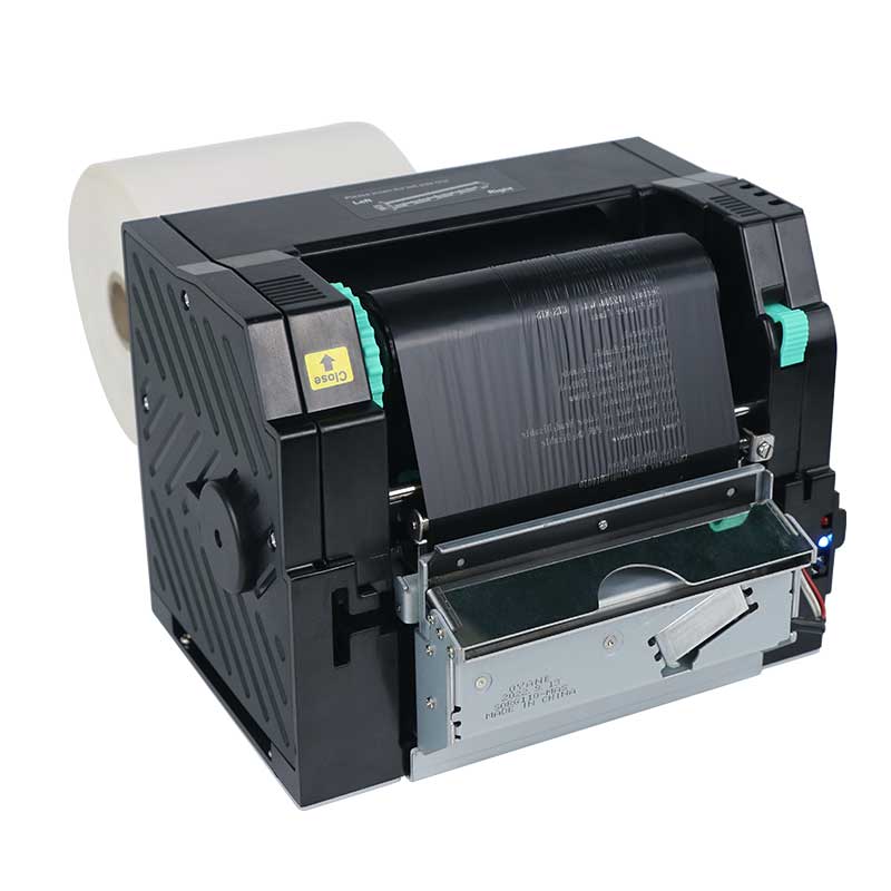 MASUNG TS102 4-inch Thermal Transfer Printer W/Color Ribbon - Wide Label & Barcode Receipt Printing MS-TS102 чёрный