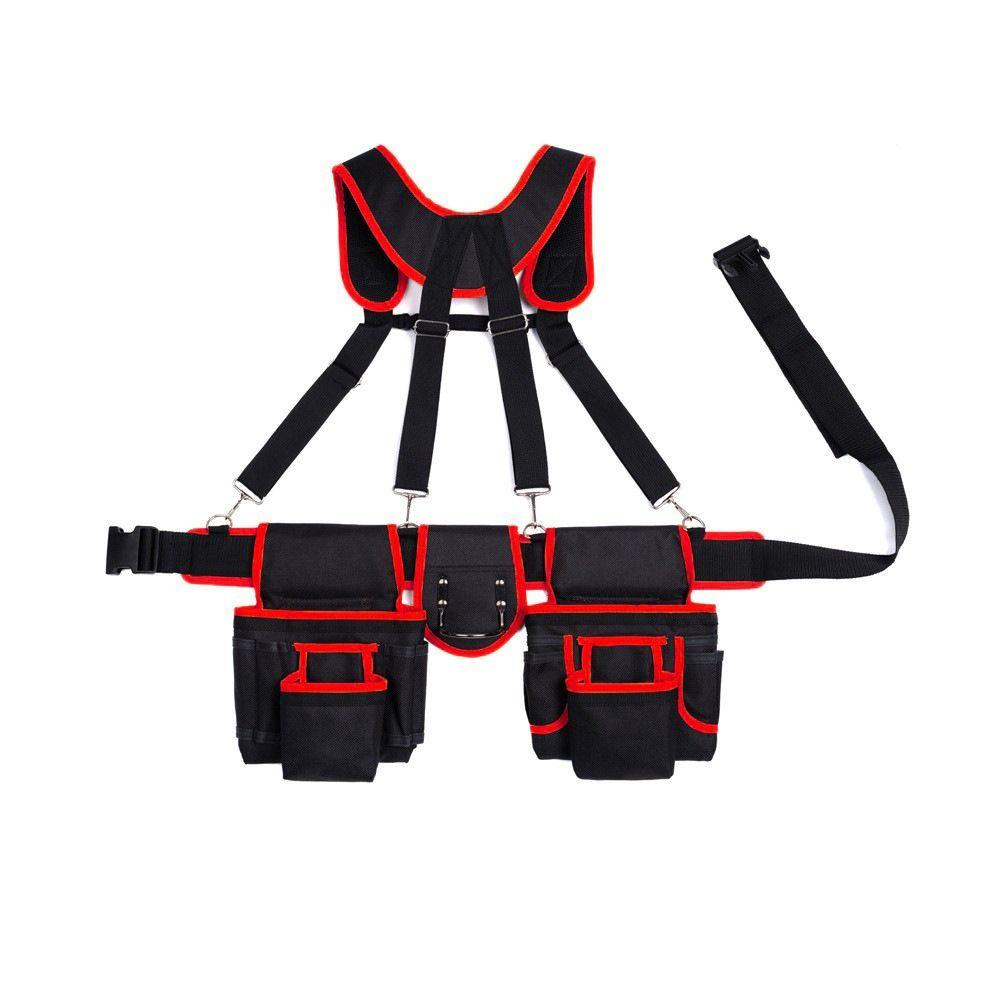 Large Capacity Woodworking Tool Belt Adjustable Design Multi Functional Tool Belt  Carpenter Work