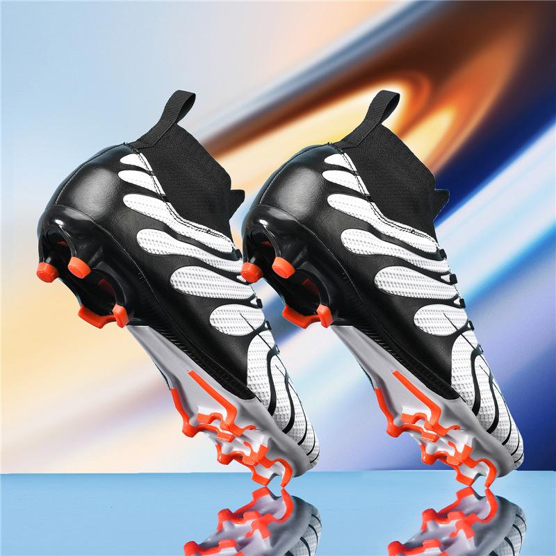 High-top football shoes tf broken nails artificial turf AG long nails boys and girls teenagers students training shoes