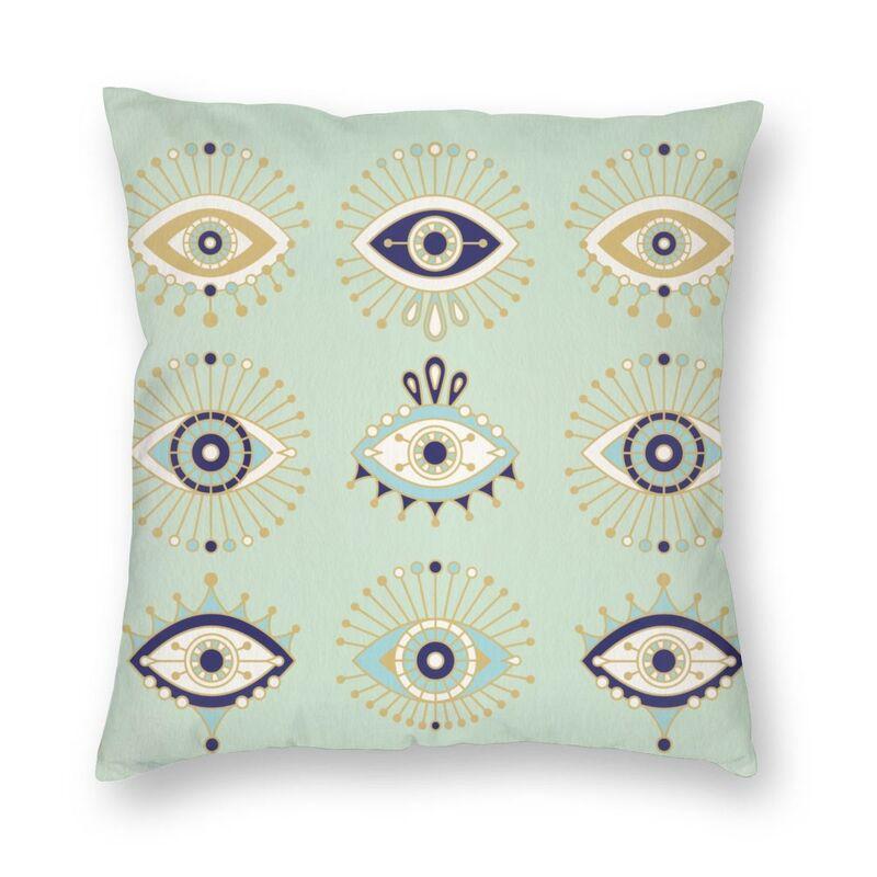Evil Eye Black Art Mønster Putetrekk Putetrekk Hjem Stue Sofa Bil dekorasjon Putetrekk Putetrekk