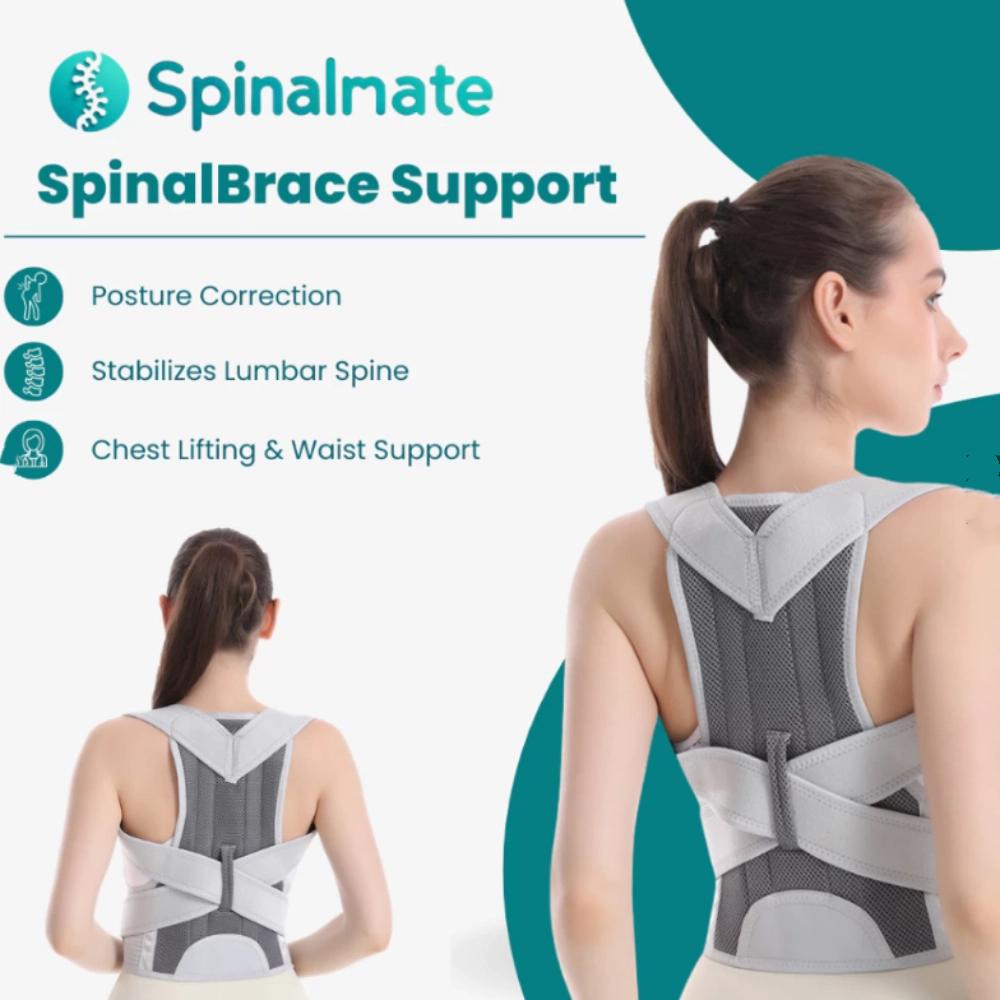 Adjustable Posture Corrector Comfortable Lumbar Orthopedic Belt  Prevents Slouching Belt