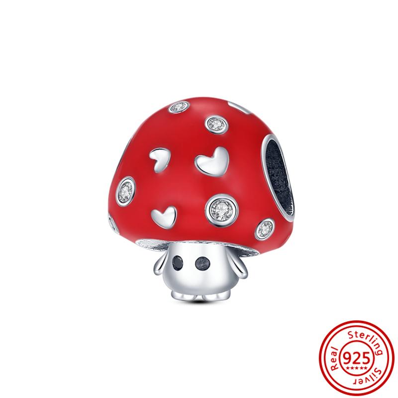 925 copper Bee Caterpillar Butterfly Dragonfly Ladybug Four Leaf Clover Lucky Charm Beads Fit Pantaro Bracelet Fine Zircon Gift